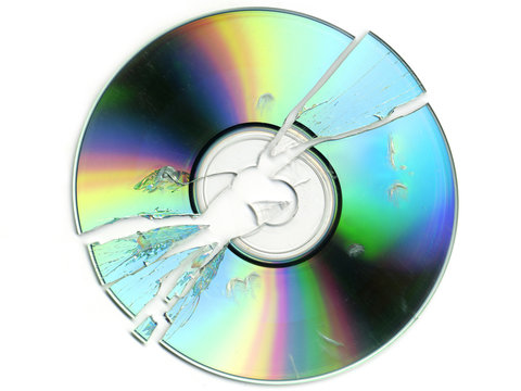 broken CD / DVD