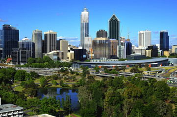 Obraz premium Australian city of Perth