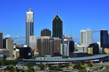 Fototapeta na wymiar Australian city of Perth