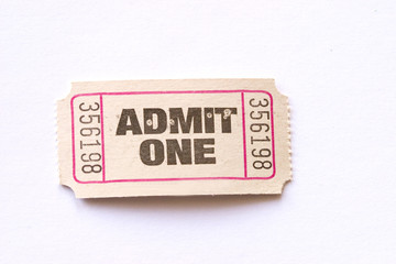 Admit One ticket