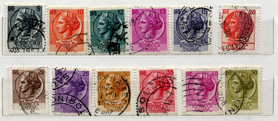 Italian old stamps
