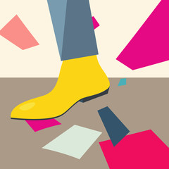 Garbage in  the City