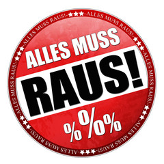 alles muss raus