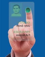 Security system door ,  touch screen