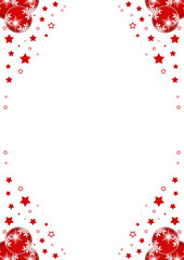 biglietto auguri natalizio verticale 4 angoli