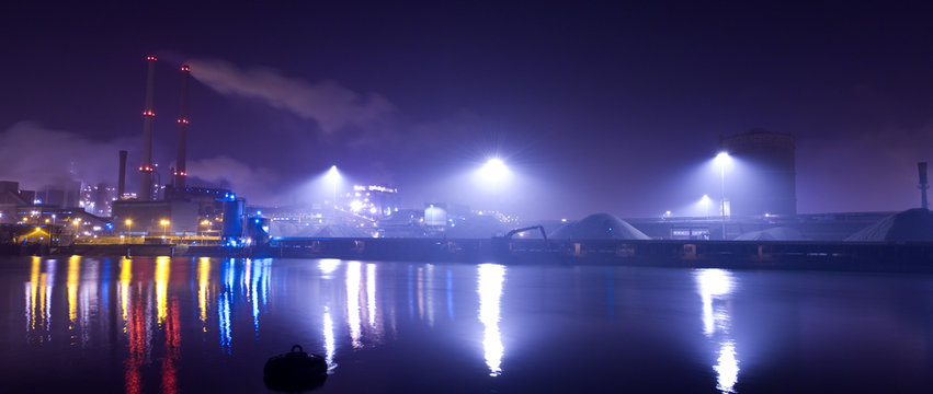 Industry at night