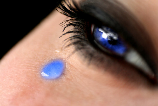 Oeil qui pleur..