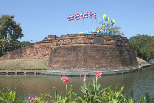 City Wall and Moat, Chiang Mai, Thailand