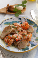 Sformato di scampi e porcini - Secondi di pesce del Veneto