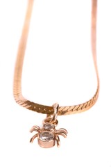 Golden jewellry spider.