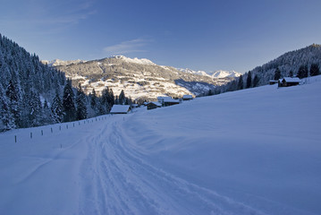 Obraz premium Winter in den Bergen