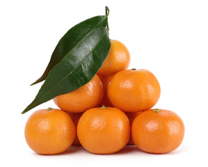 A heap of mandarins