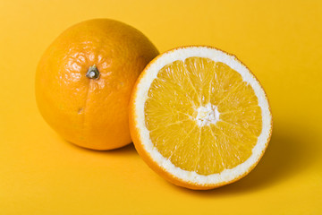 oranges on orange background