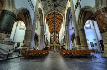 inside church