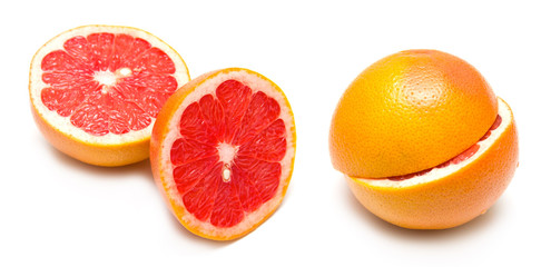 red grapefruits