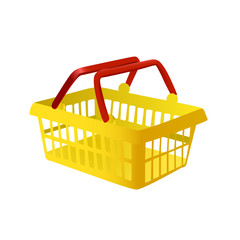 shopping basket vector