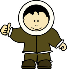 Obraz premium K - esquimaux