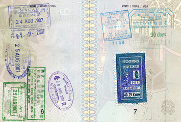 passport stamp