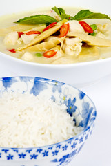 Thai Green Curry Chicken and Rice