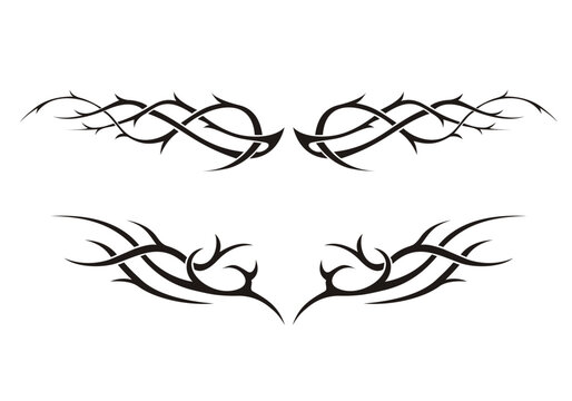 Vine thorn tattoo designs