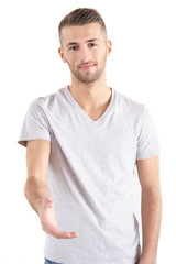 Obraz premium Hilfsbereite Person