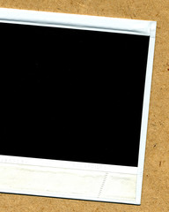 Blank polaroid