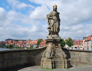 Fototapeta na wymiar Sculpture in Bamberg