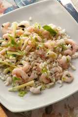 Insalata di riso ai gamberi - Antipasti di pesce