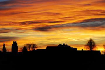 Colourful sky