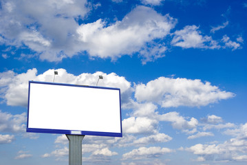 billboard on sky