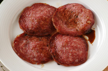 Soppressata arrosto - Antipasti - Cucina del Veneto