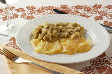 Schiz con polenta - Antipasti dl veneto