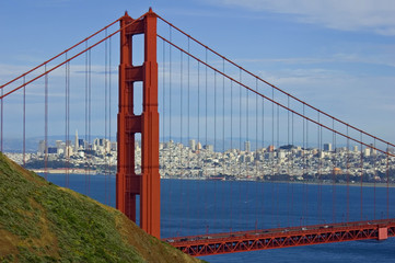Golden Gate Bridge and San Francisco