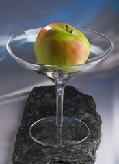 Apfel im Glas