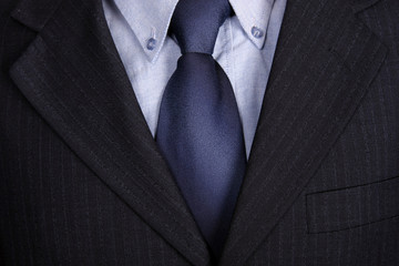 blue tie