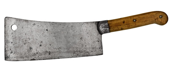 vintage meat cleaver