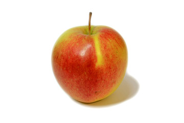 Apple on white background