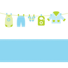 Baby arrival announcement card