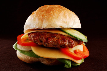Big hamburger