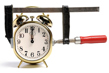 Pressed by Time Concept