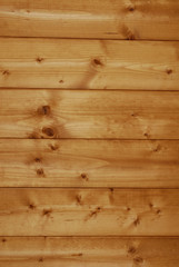 Pared de madera.