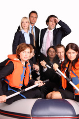 Alle in einem Boot