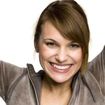 young happy woman