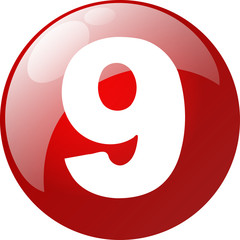 nine red button