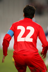 Fototapeta premium Numero dorsal futbol