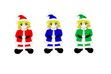 lutins de noël manga