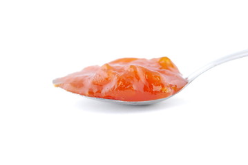 confiture dans une cuillière