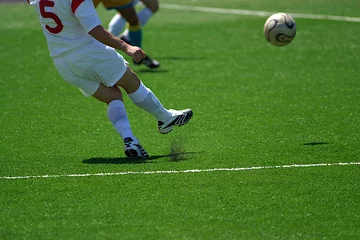 Photo sur Plexiglas Foot Joueur de football
