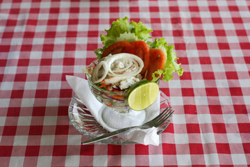 Crab salad