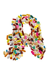 Tabletten und Medikamente als Logo der Apotheke